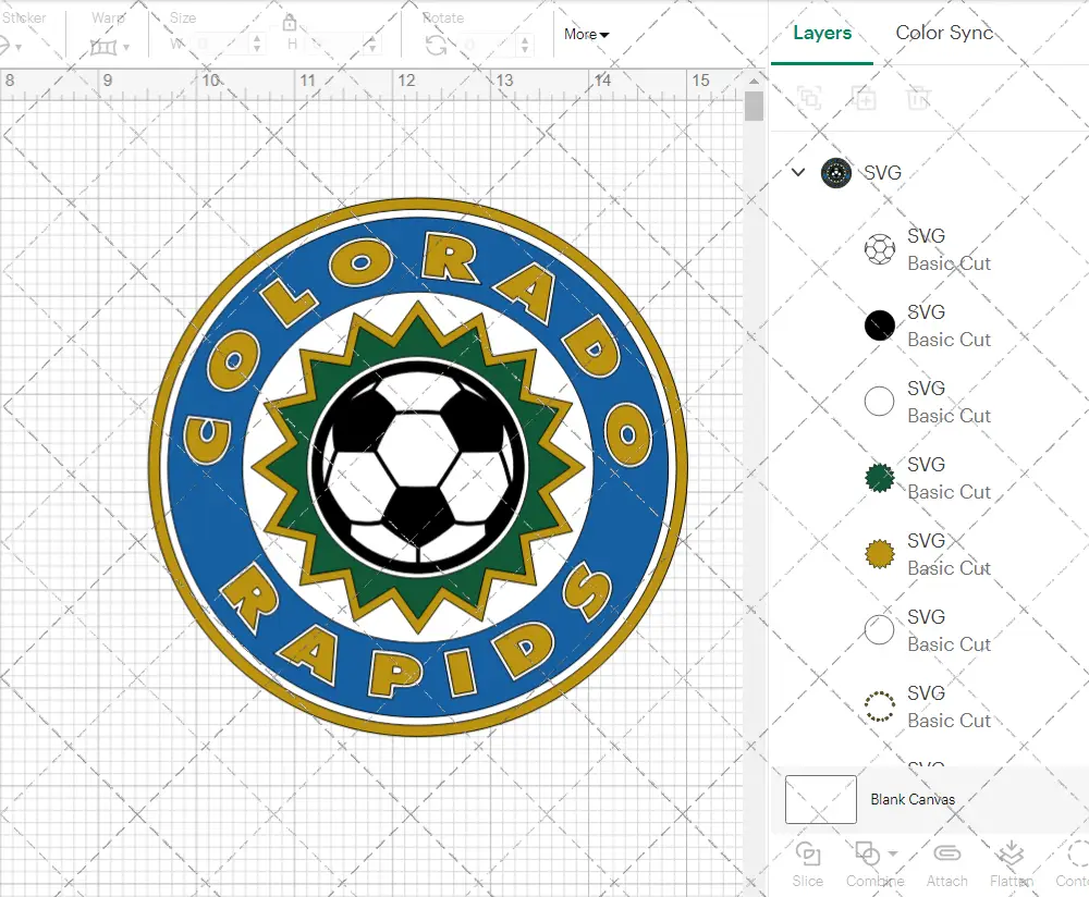 Colorado Rapids Secondary 1996, Svg, Dxf, Eps, Png - SvgShopArt