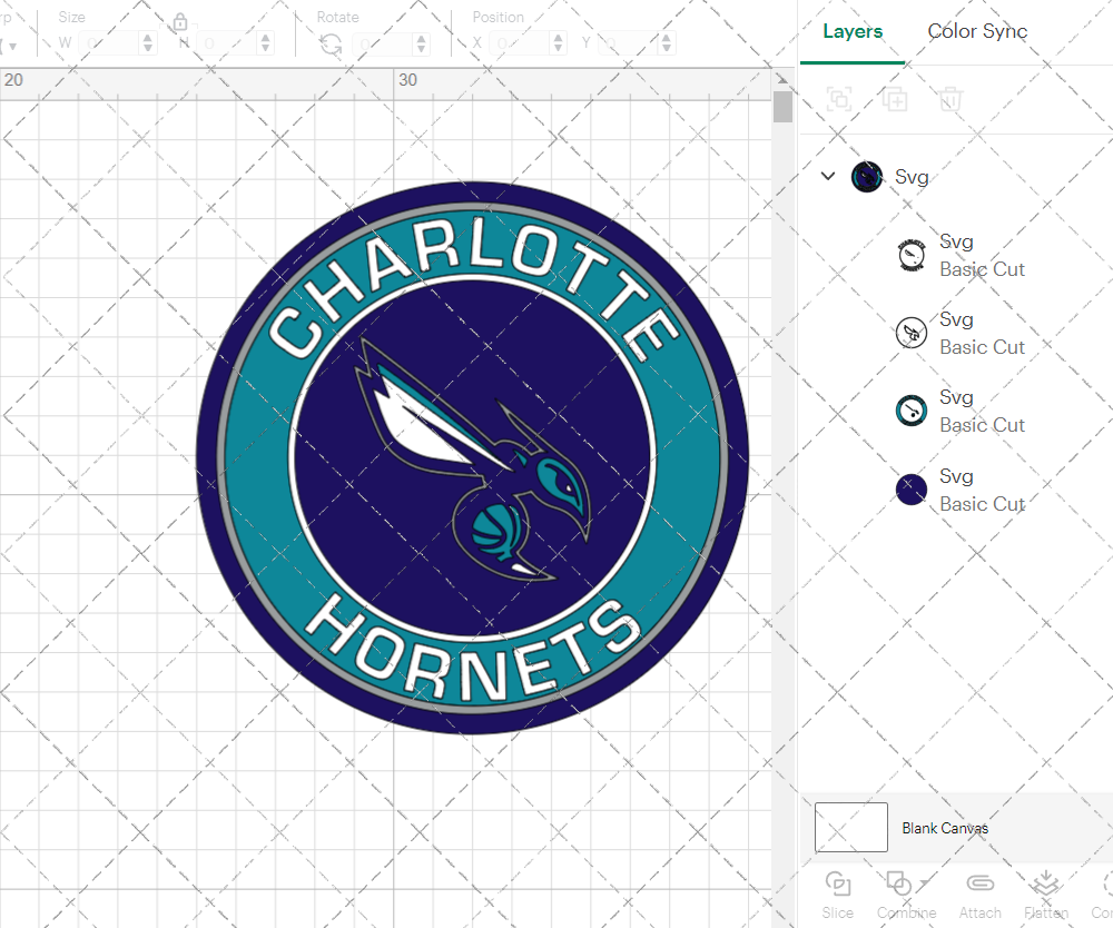 Charlotte Hornets Circle 2014 002, Svg, Dxf, Eps, Png - SvgShopArt