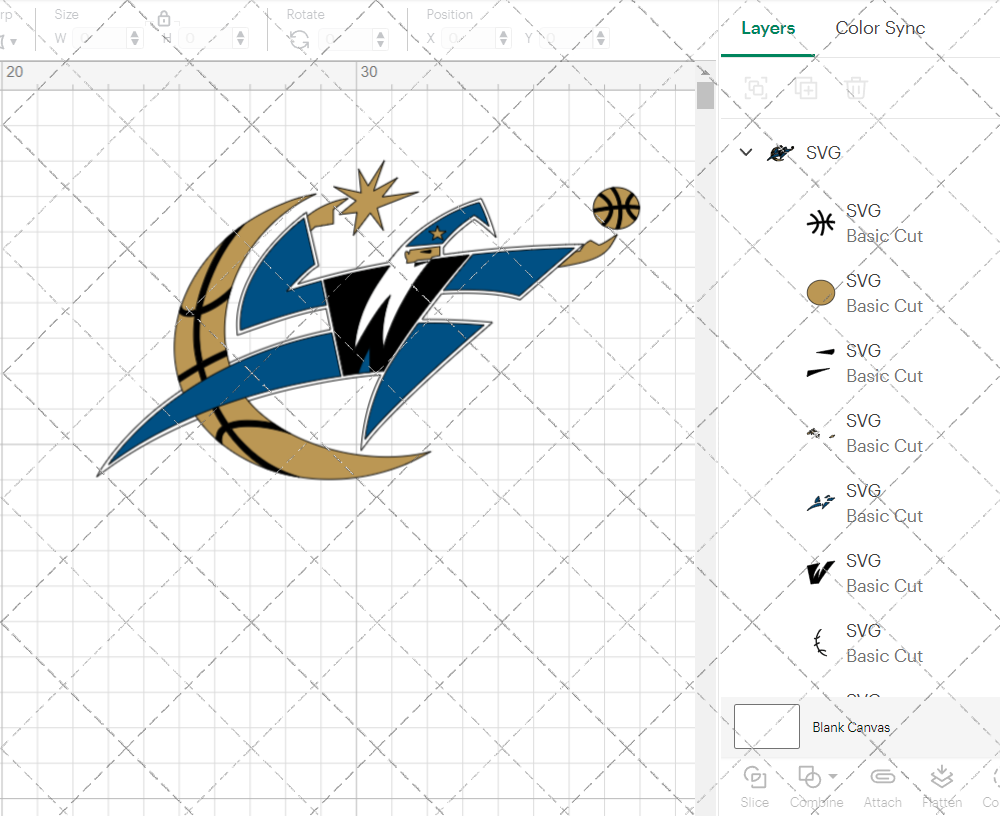 Washington Wizards Alternate 2007, Svg, Dxf, Eps, Png - SvgShopArt