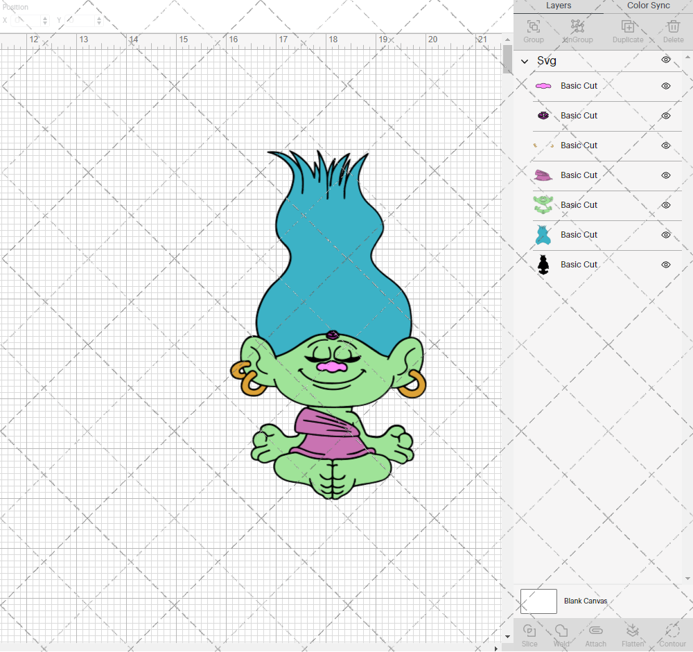Sybil - Trolls, Svg, Dxf, Eps, Png - SvgShopArt