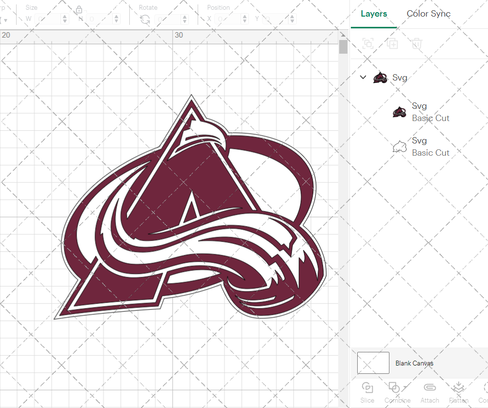 Colorado Avalanche Concept 1999 006, Svg, Dxf, Eps, Png - SvgShopArt