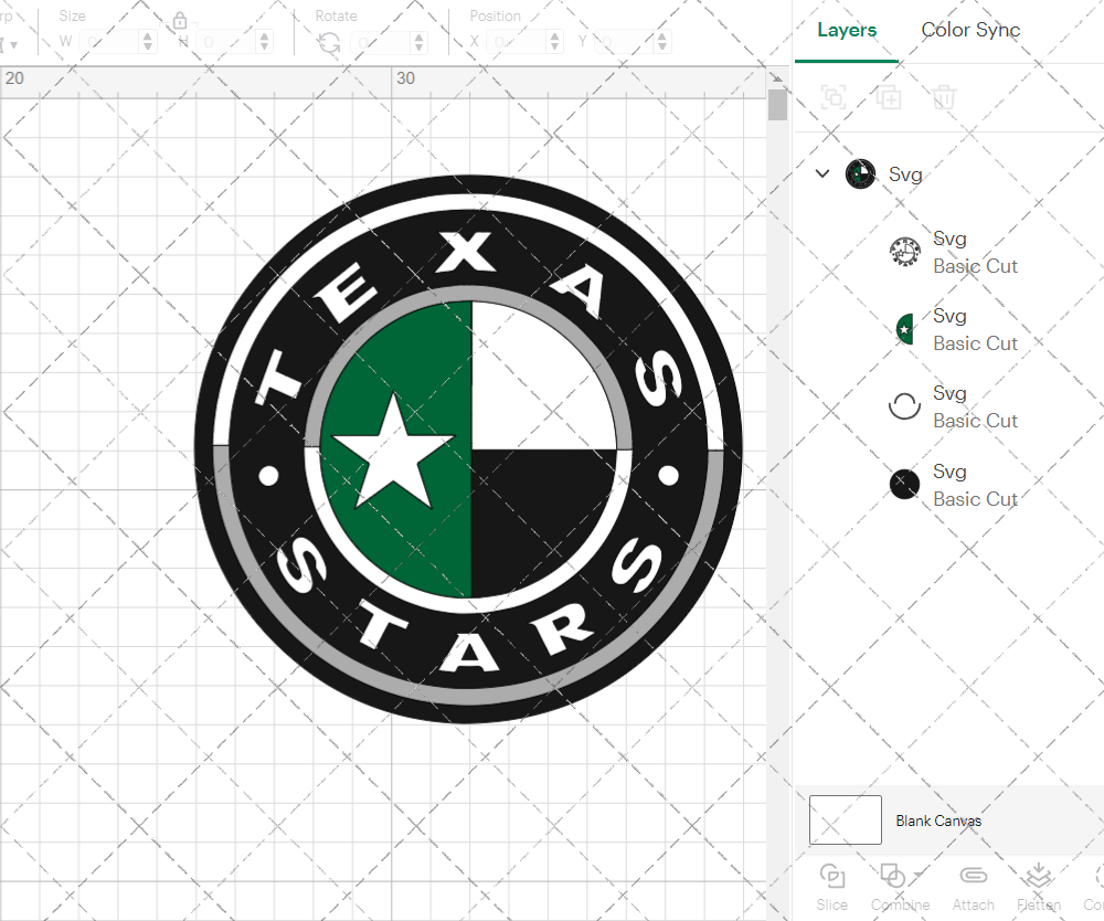 Dallas Stars Circle 2013, Svg, Dxf, Eps, Png - SvgShopArt