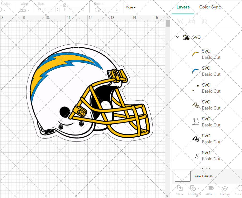Los Angeles Chargers Helmet 2020 002, Svg, Dxf, Eps, Png - SvgShopArt