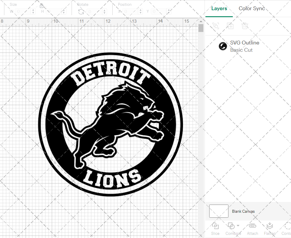 Detroit Lions Circle 2009 002, Svg, Dxf, Eps, Png - SvgShopArt