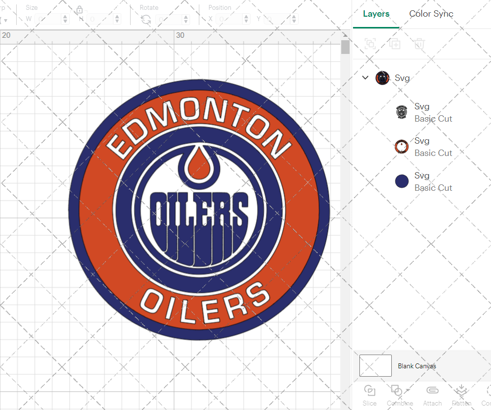 Edmonton Oilers Circle 2022 002, Svg, Dxf, Eps, Png - SvgShopArt