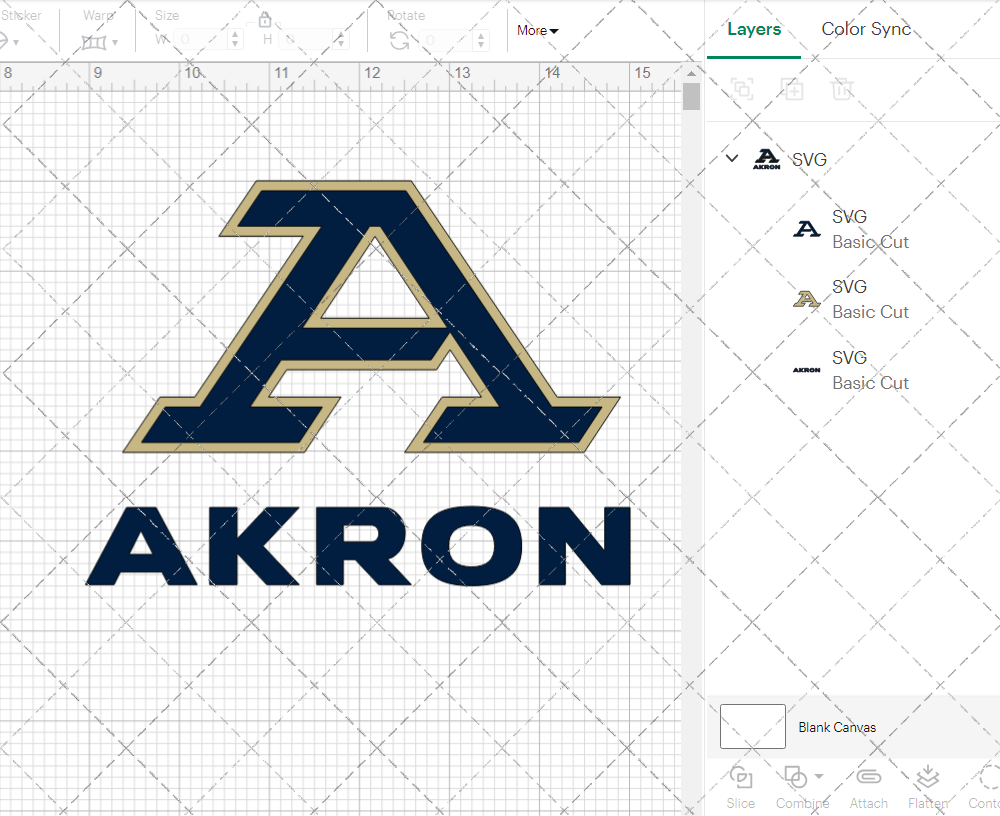 Akron Zips Alternate 2022, Svg, Dxf, Eps, Png - SvgShopArt
