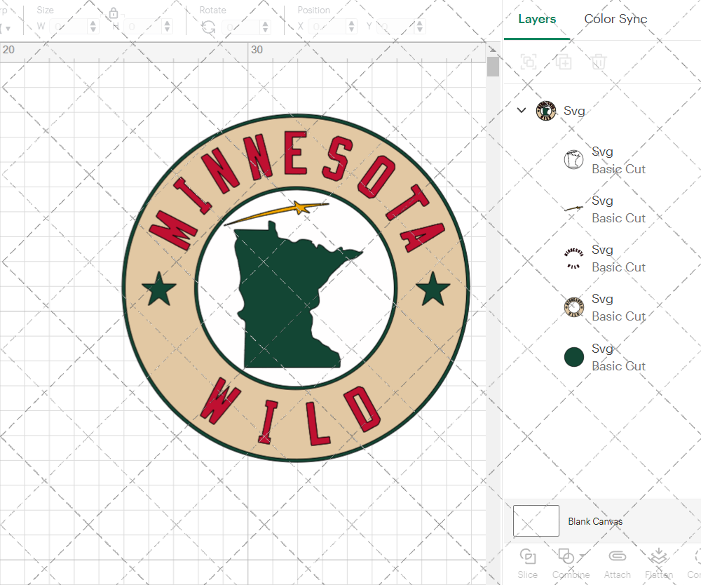 Minnesota Wild Circle 2013 003, Svg, Dxf, Eps, Png - SvgShopArt