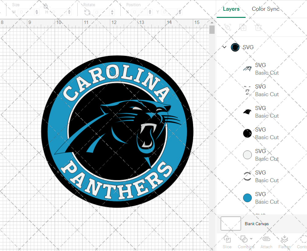 Carolina Panthers Circle 2012 002, Svg, Dxf, Eps, Png - SvgShopArt