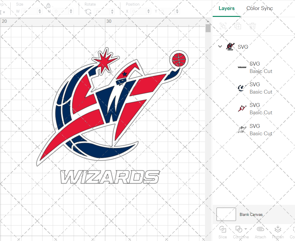 Washington Wizards Secondary 2011, Svg, Dxf, Eps, Png - SvgShopArt