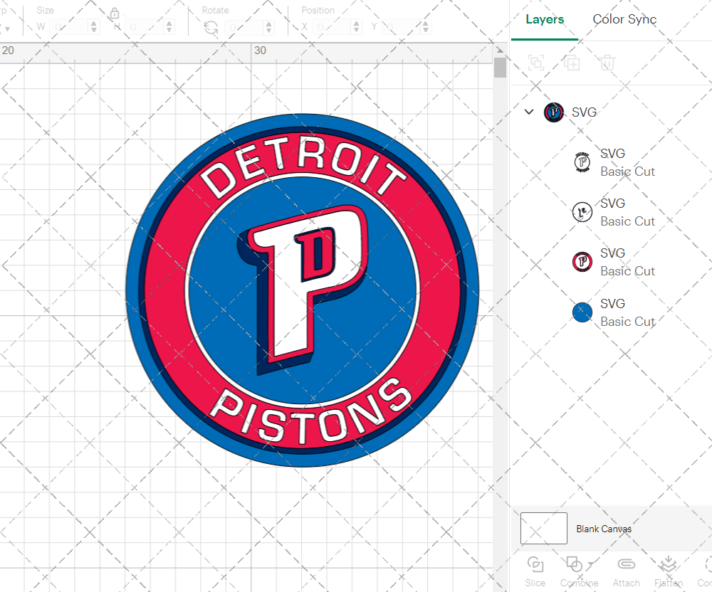 Detroit Pistons Circle 2005, Svg, Dxf, Eps, Png - SvgShopArt