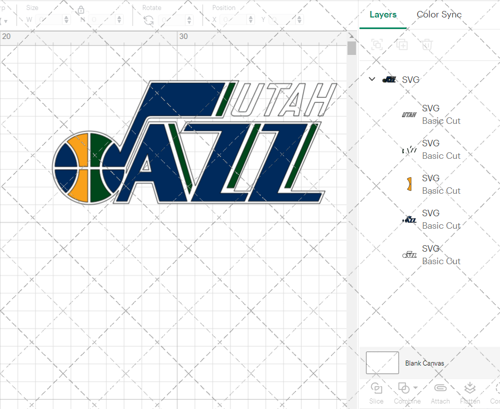 Utah Jazz Secondary 2016, Svg, Dxf, Eps, Png - SvgShopArt