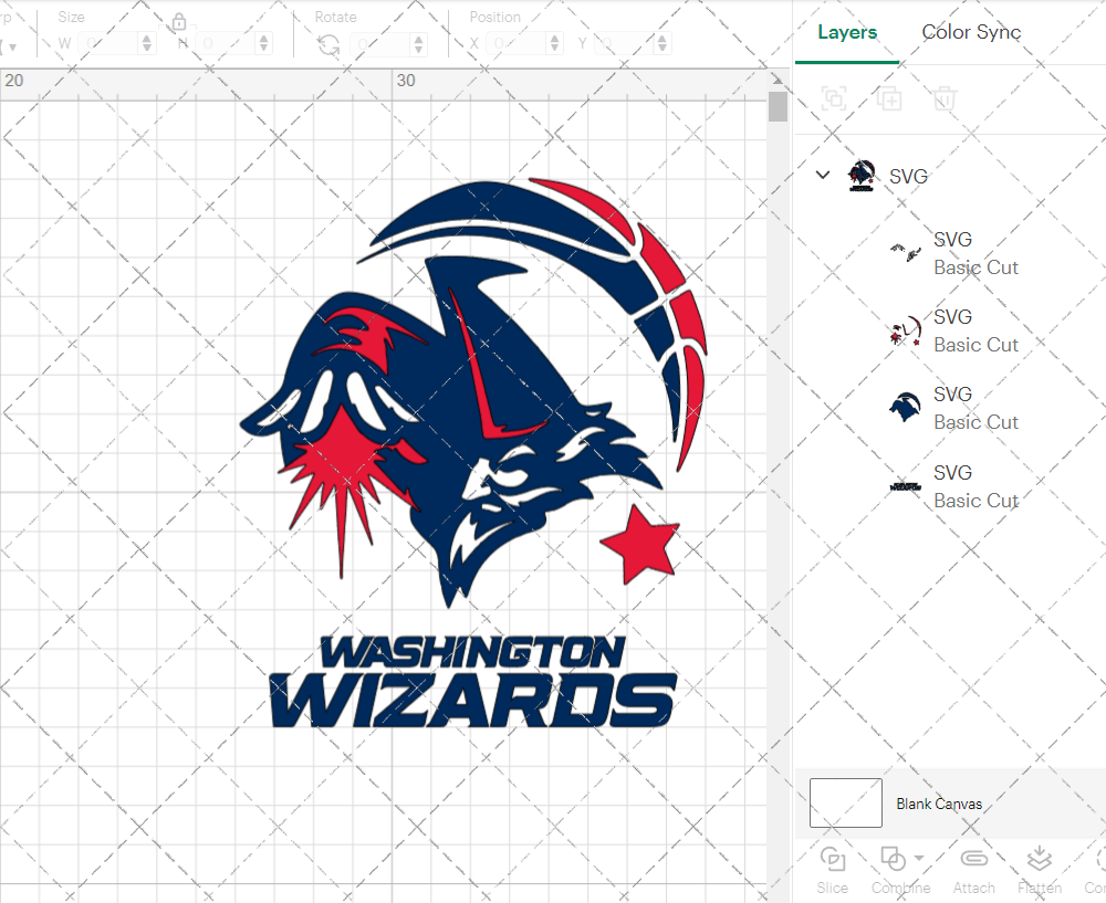 Washington Wizards Concept 2011 005, Svg, Dxf, Eps, Png - SvgShopArt