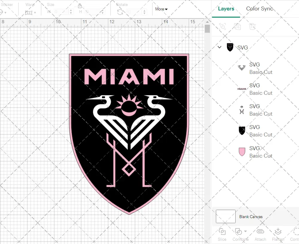 Inter Miami F.C. Alternate 2020, Svg, Dxf, Eps, Png - SvgShopArt