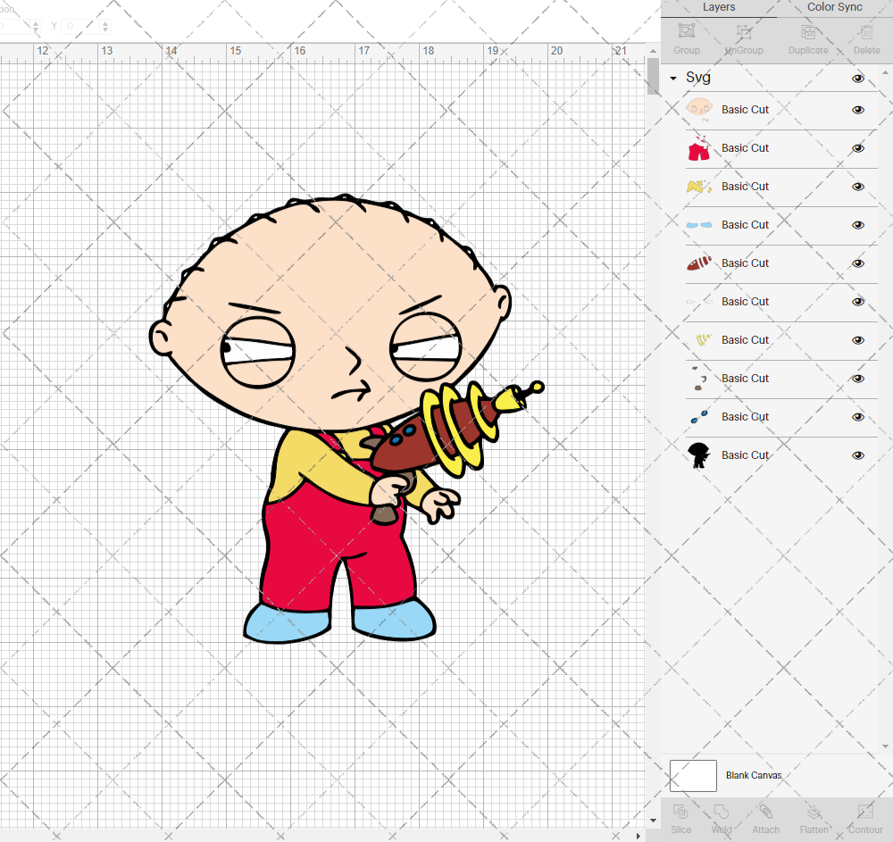Stewie Griffin - Family Guy 003, Svg, Dxf, Eps, Png - SvgShopArt