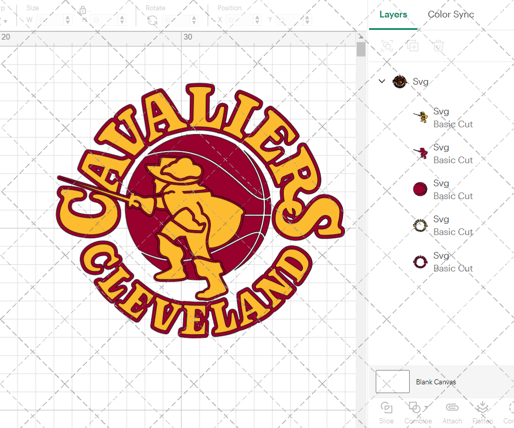 Cleveland Cavaliers Secondary 1970, Svg, Dxf, Eps, Png - SvgShopArt
