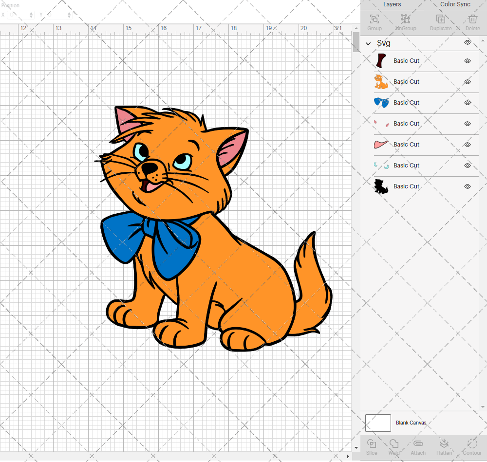 Toulouse - The Aristocats, Svg, Dxf, Eps, Png - SvgShopArt