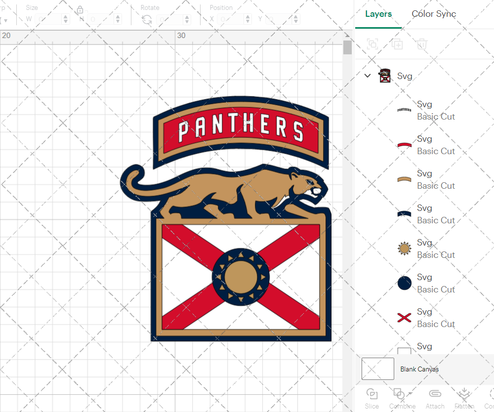 Florida Panthers Alternate 2016 004, Svg, Dxf, Eps, Png - SvgShopArt
