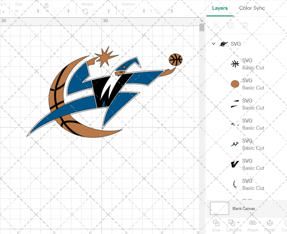 Washington Wizards Alternate 1997, Svg, Dxf, Eps, Png - SvgShopArt