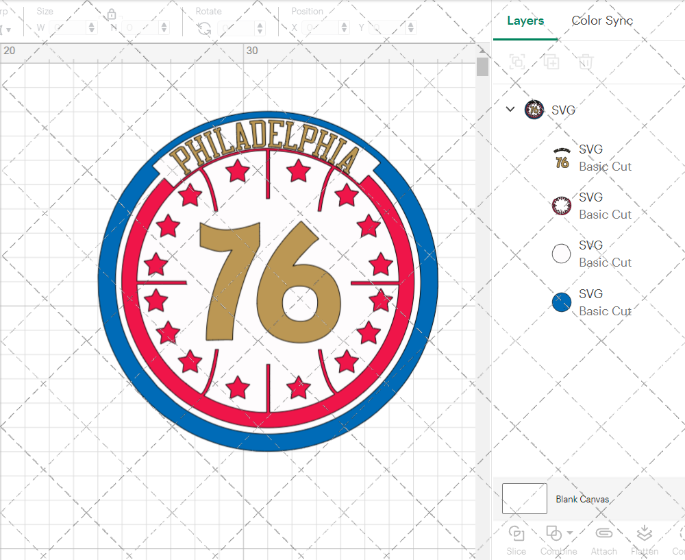 Philadelphia 76ers Circle 1997, Svg, Dxf, Eps, Png - SvgShopArt