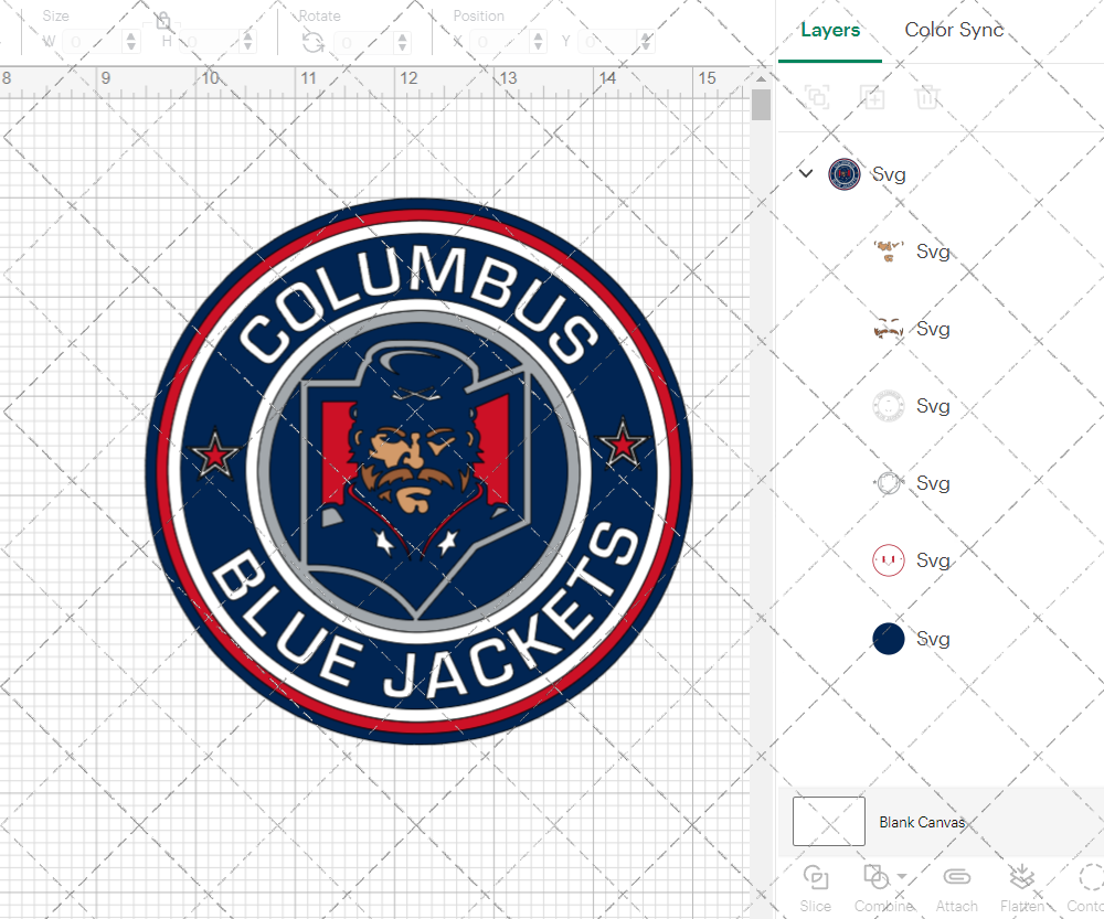Columbus Blue Jackets Circle 2000 002, Svg, Dxf, Eps, Png - SvgShopArt