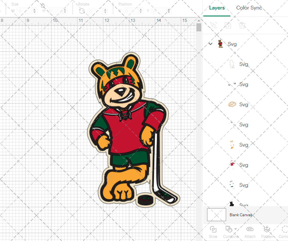 Minnesota Wild Mascot Nordy 002, Svg, Dxf, Eps, Png - SvgShopArt