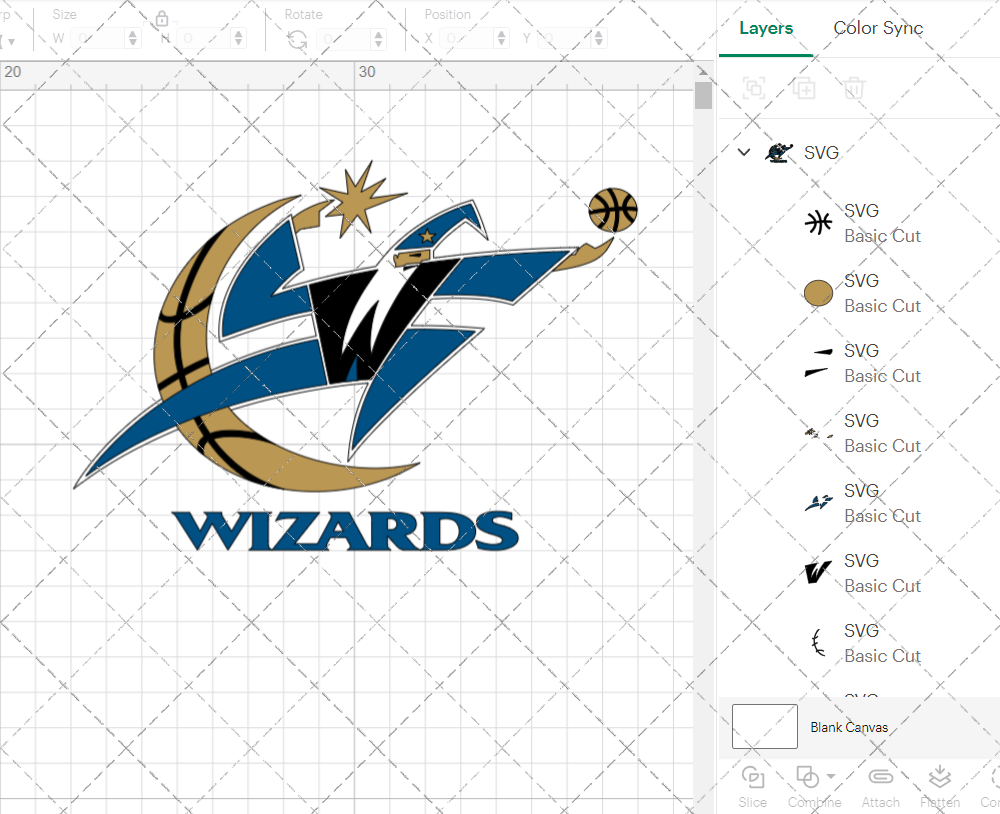 Washington Wizards 2007, Svg, Dxf, Eps, Png - SvgShopArt
