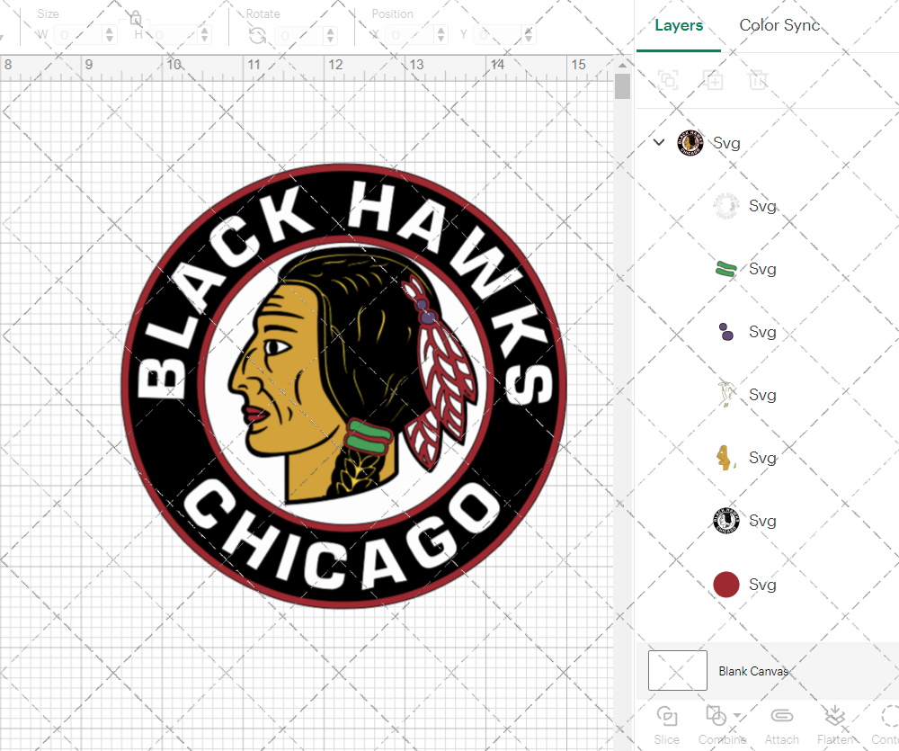 Chicago Blackhawks Alternate 1941, Svg, Dxf, Eps, Png - SvgShopArt