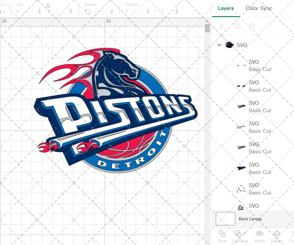 Detroit Pistons 2001, Svg, Dxf, Eps, Png - SvgShopArt