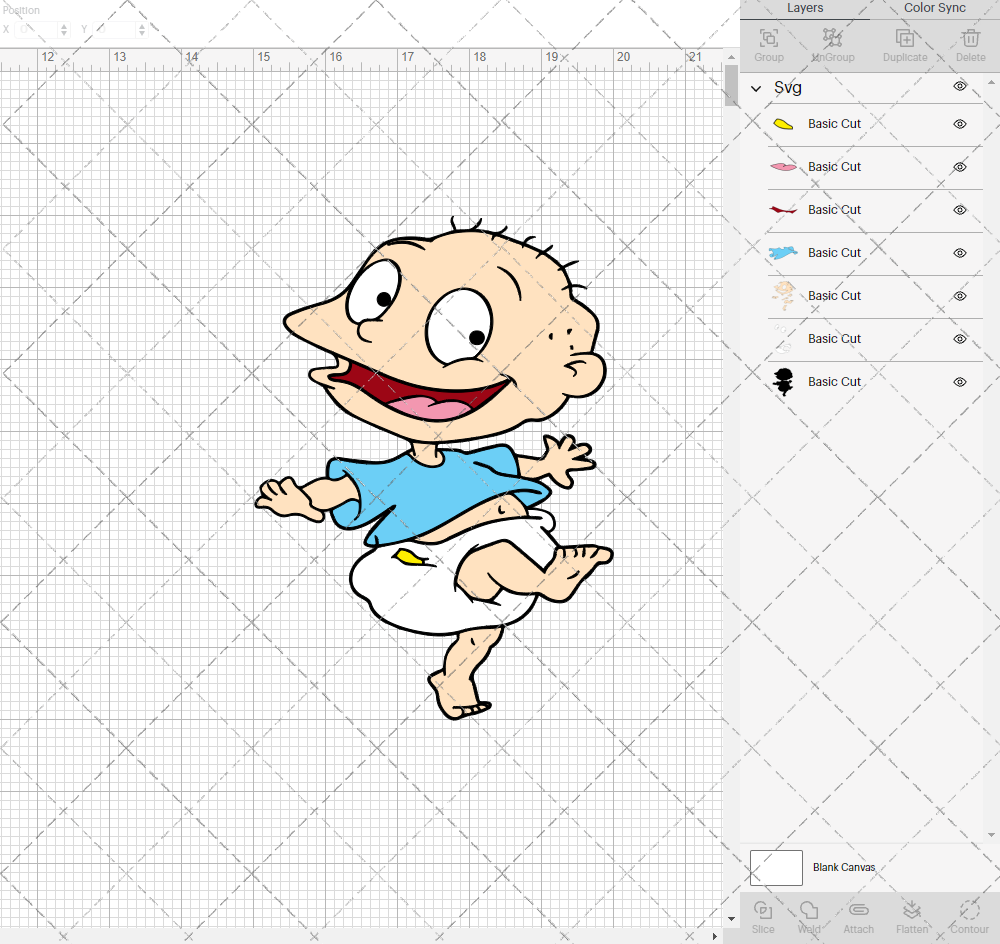 Tommy Pickles - Rugrats, Svg, Dxf, Eps, Png - SvgShopArt