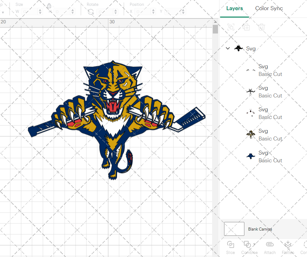 Florida Panthers Alternate 1999, Svg, Dxf, Eps, Png - SvgShopArt