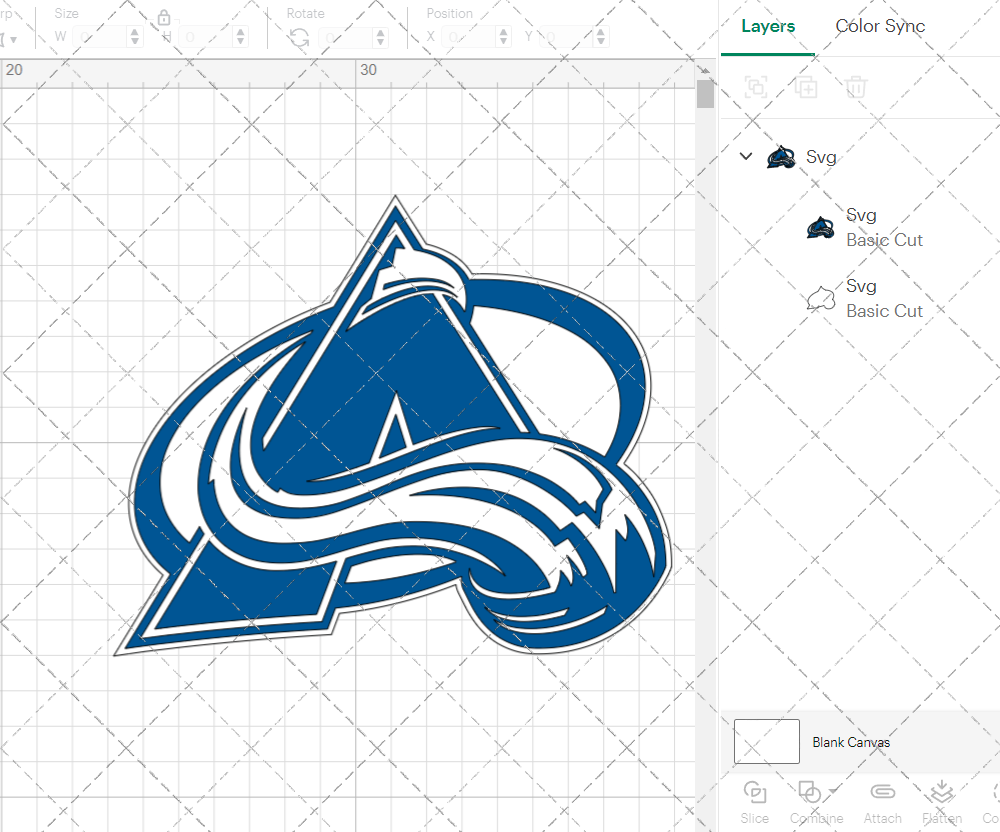 Colorado Avalanche Concept 1999 008, Svg, Dxf, Eps, Png - SvgShopArt