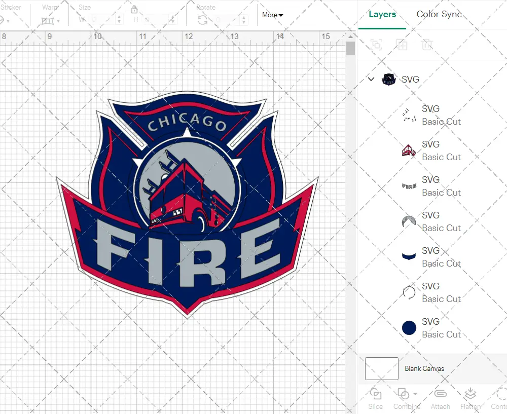 Chicago Fire Alternate 1998, Svg, Dxf, Eps, Png - SvgShopArt