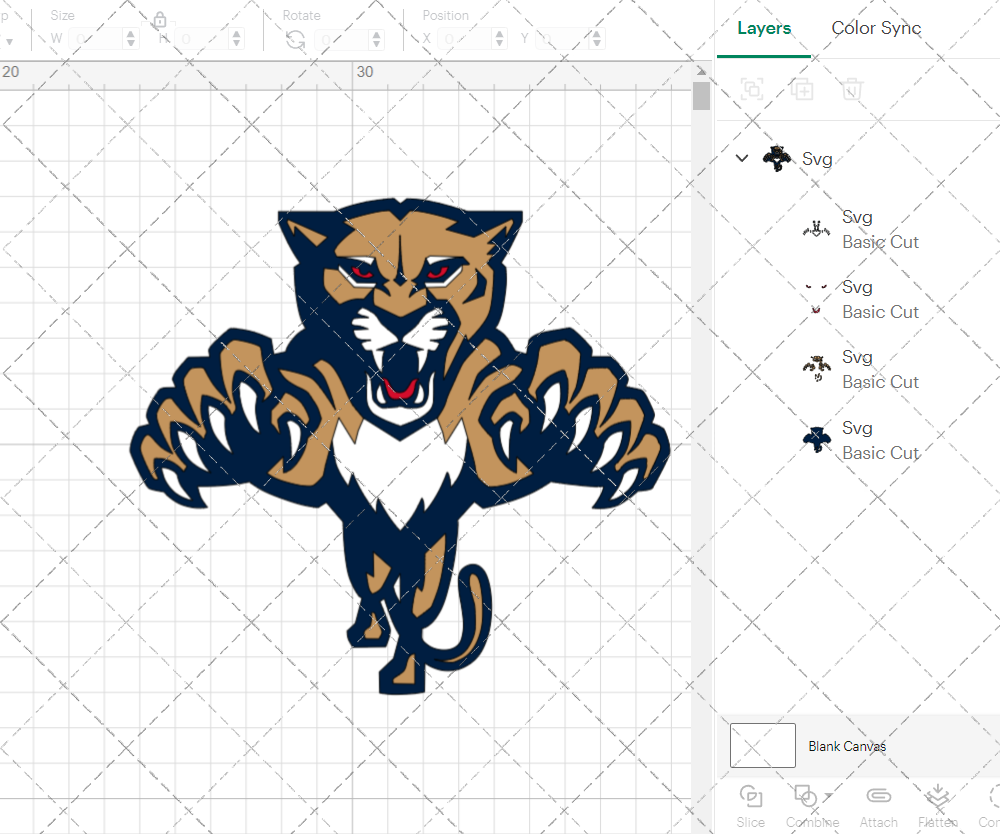 Florida Panthers Alternate 2016 005, Svg, Dxf, Eps, Png - SvgShopArt