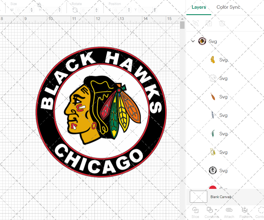 Chicago Blackhawks Circle 1999, Svg, Dxf, Eps, Png - SvgShopArt