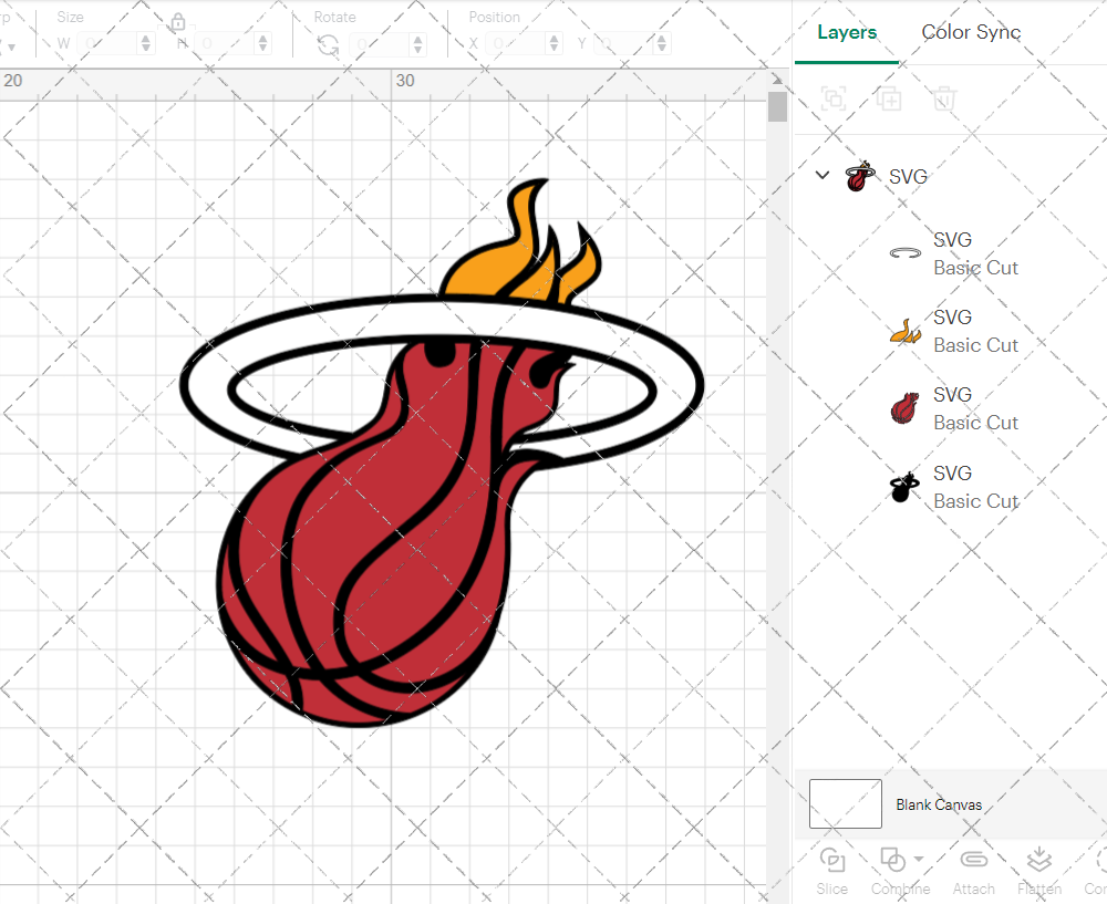Miami Heat Alternate 1999, Svg, Dxf, Eps, Png - SvgShopArt