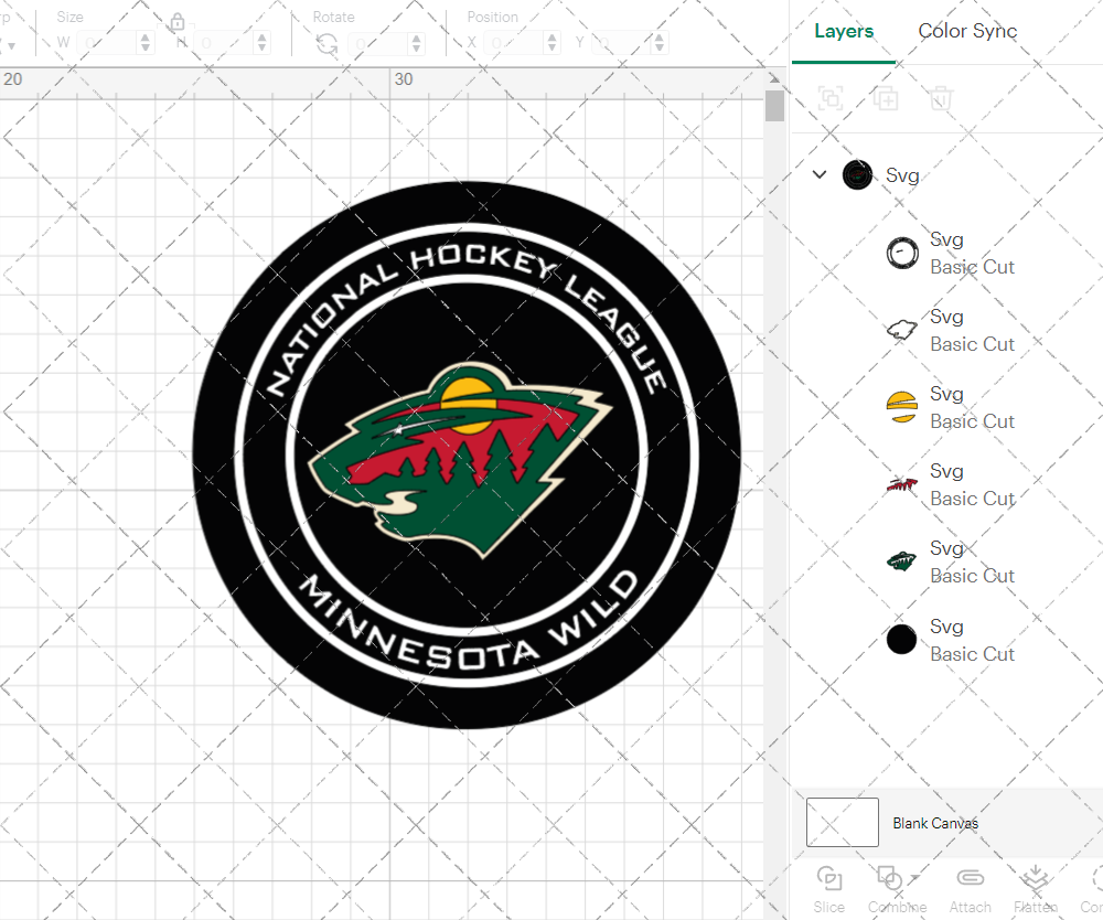 Minnesota Wild Circle 2013 002, Svg, Dxf, Eps, Png - SvgShopArt