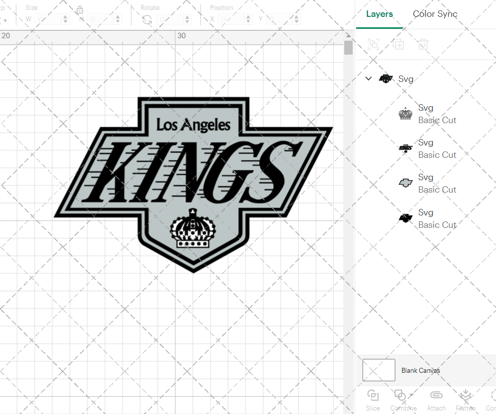 Los Angeles Kings Secondary 1988, Svg, Dxf, Eps, Png - SvgShopArt