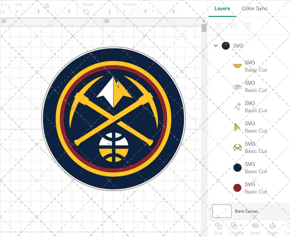 Denver Nuggets Concept 2018 002, Svg, Dxf, Eps, Png - SvgShopArt