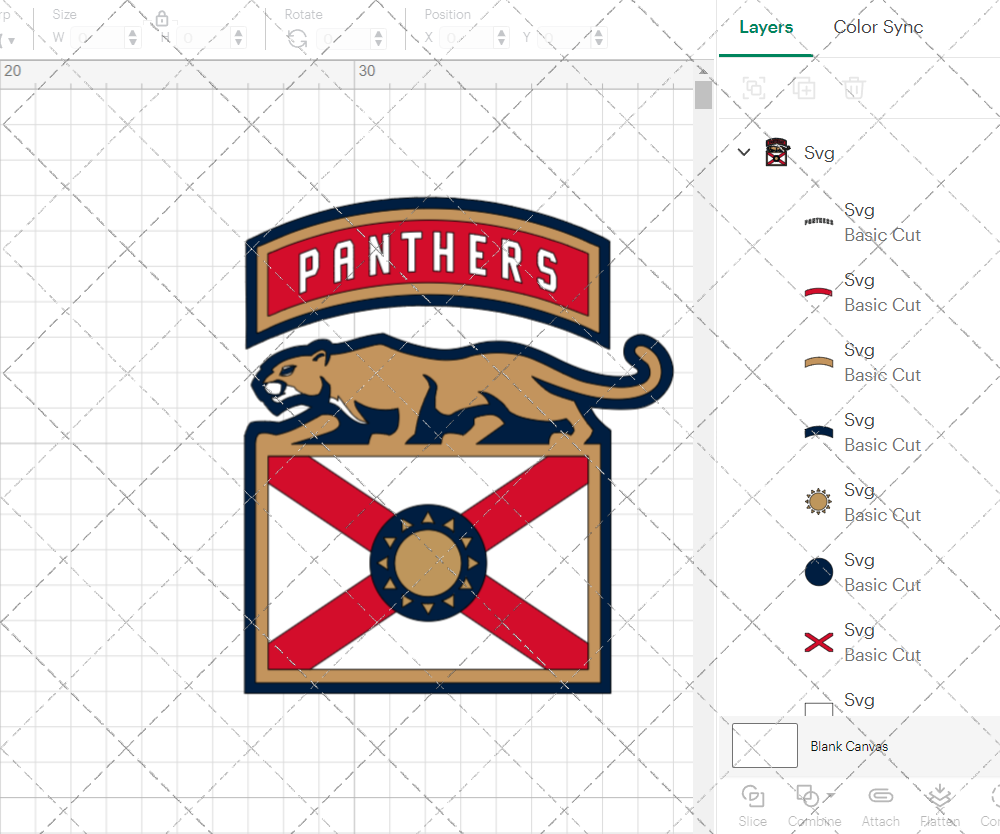 Florida Panthers Alternate 2016 003, Svg, Dxf, Eps, Png - SvgShopArt