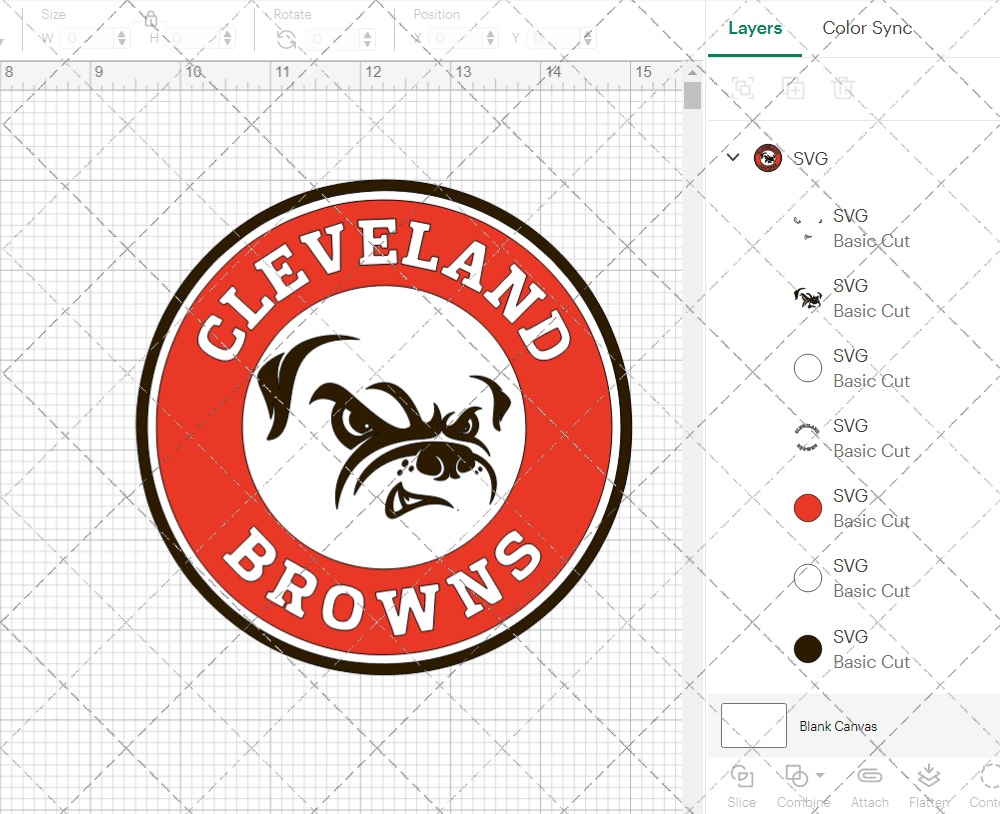 Cleveland Browns Circle 2015 003, Svg, Dxf, Eps, Png - SvgShopArt