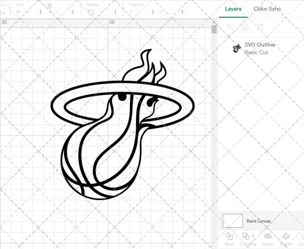 Miami Heat Concept 2008 004, Svg, Dxf, Eps, Png - SvgShopArt