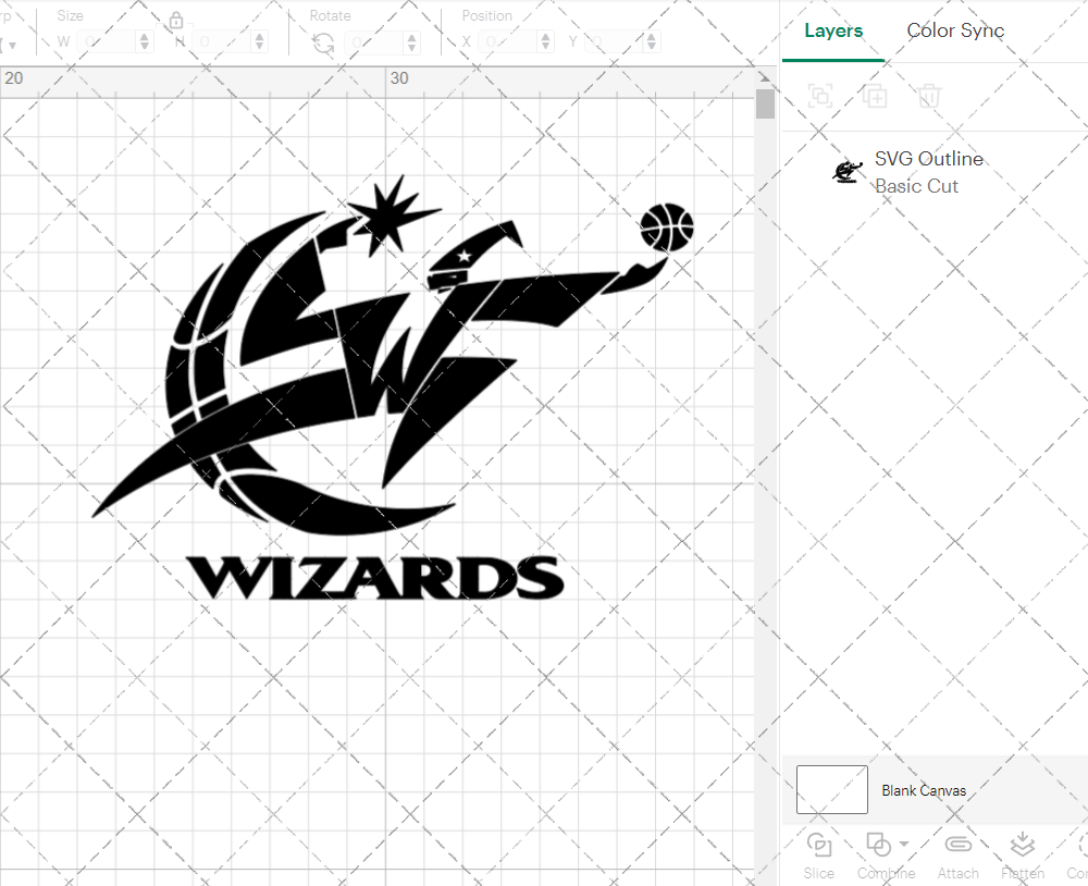 Washington Wizards Secondary 2007, Svg, Dxf, Eps, Png - SvgShopArt