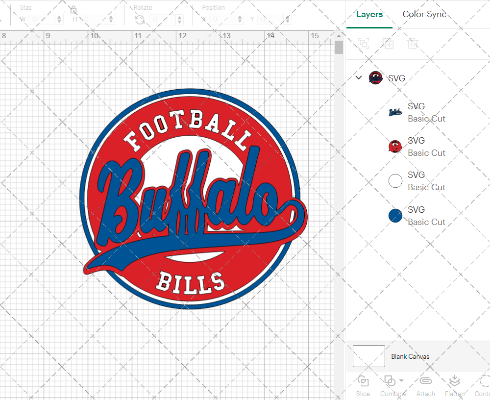 Buffalo Bills Circle 1974 006, Svg, Dxf, Eps, Png - SvgShopArt
