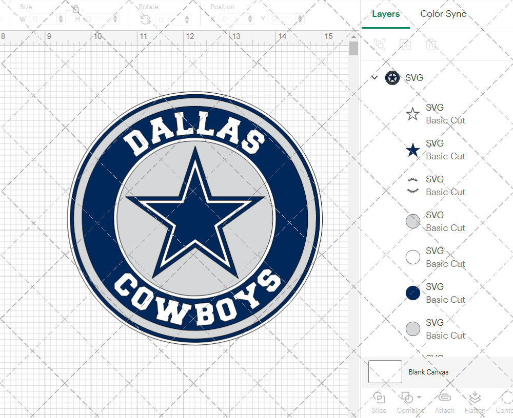 Dallas Cowboys Circle 1971 002, Svg, Dxf, Eps, Png - SvgShopArt