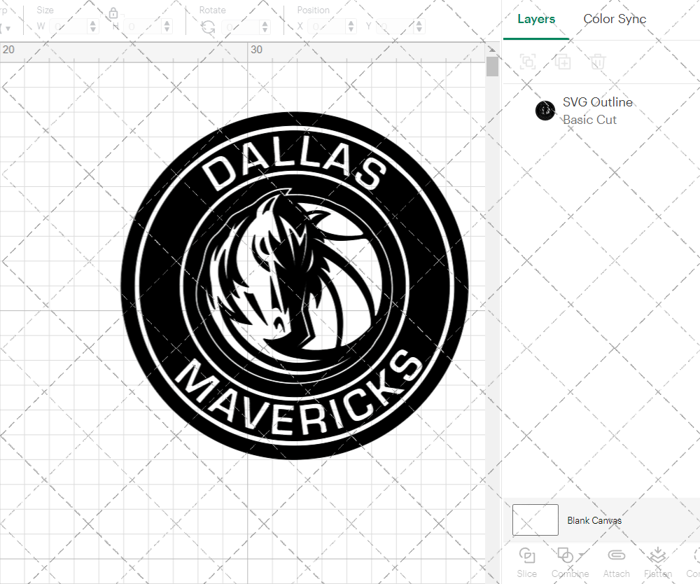 Dallas Mavericks Circle 2017, Svg, Dxf, Eps, Png - SvgShopArt