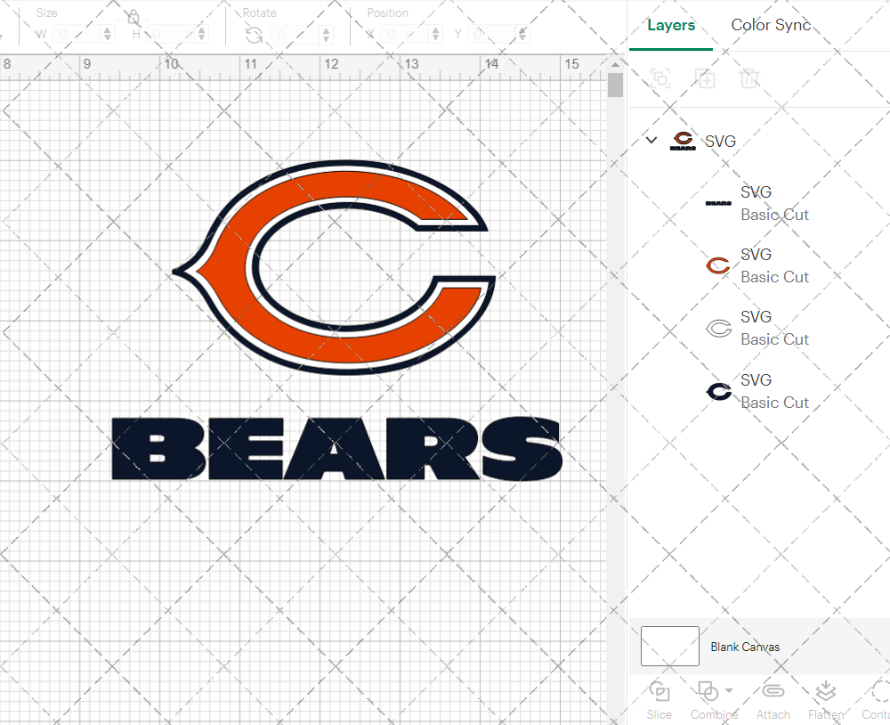 Chicago Bears Alternate 2012 002, Svg, Dxf, Eps, Png - SvgShopArt