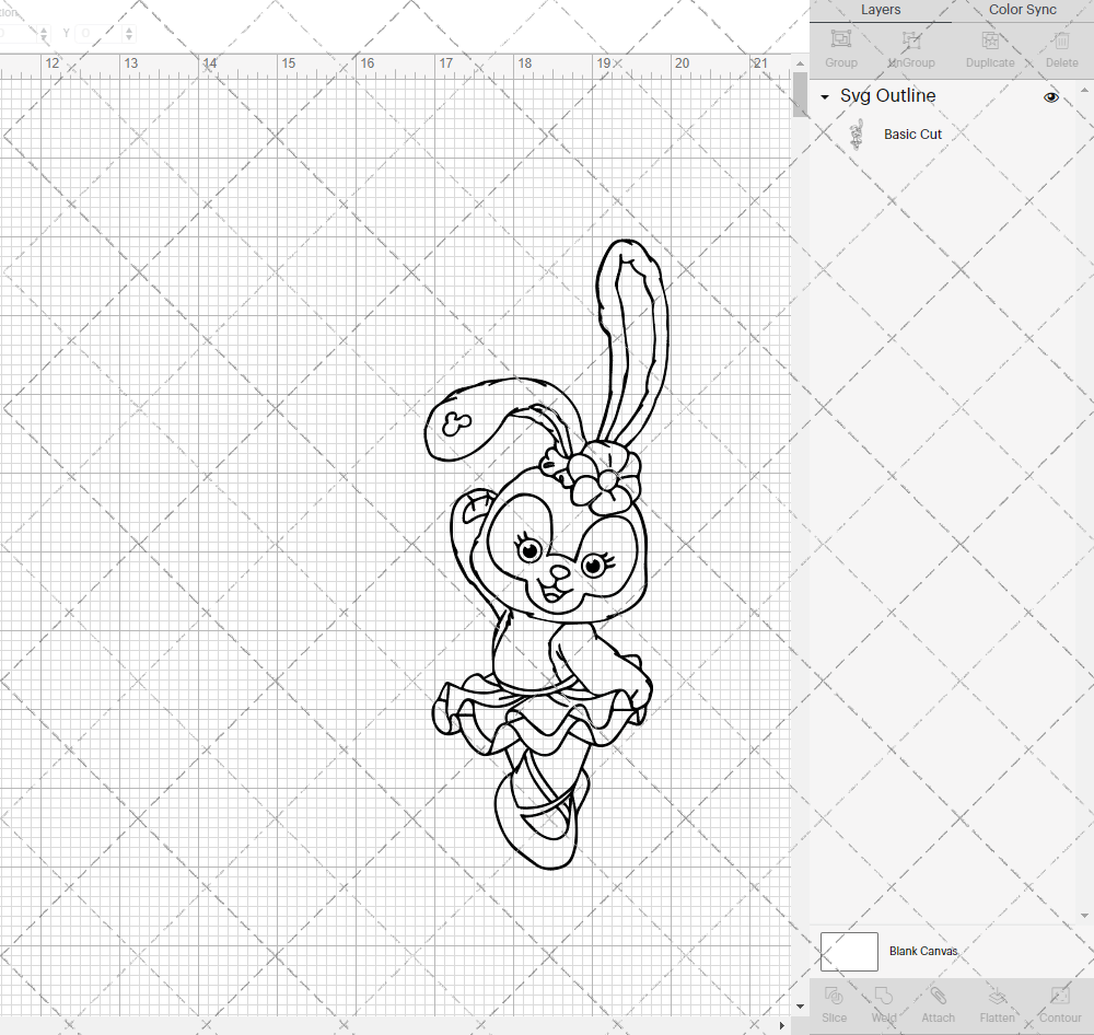 Stella Lou - Duffy and Friends, Svg, Dxf, Eps, Png - SvgShopArt