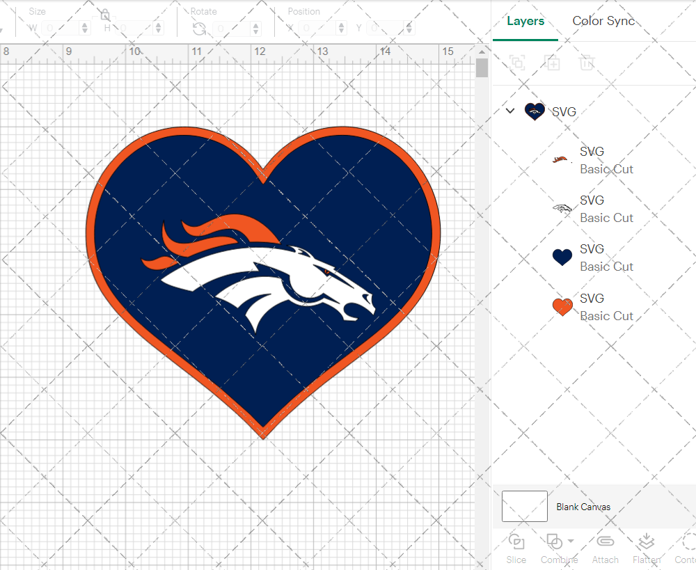 Denver Broncos Concept 1997, Svg, Dxf, Eps, Png - SvgShopArt