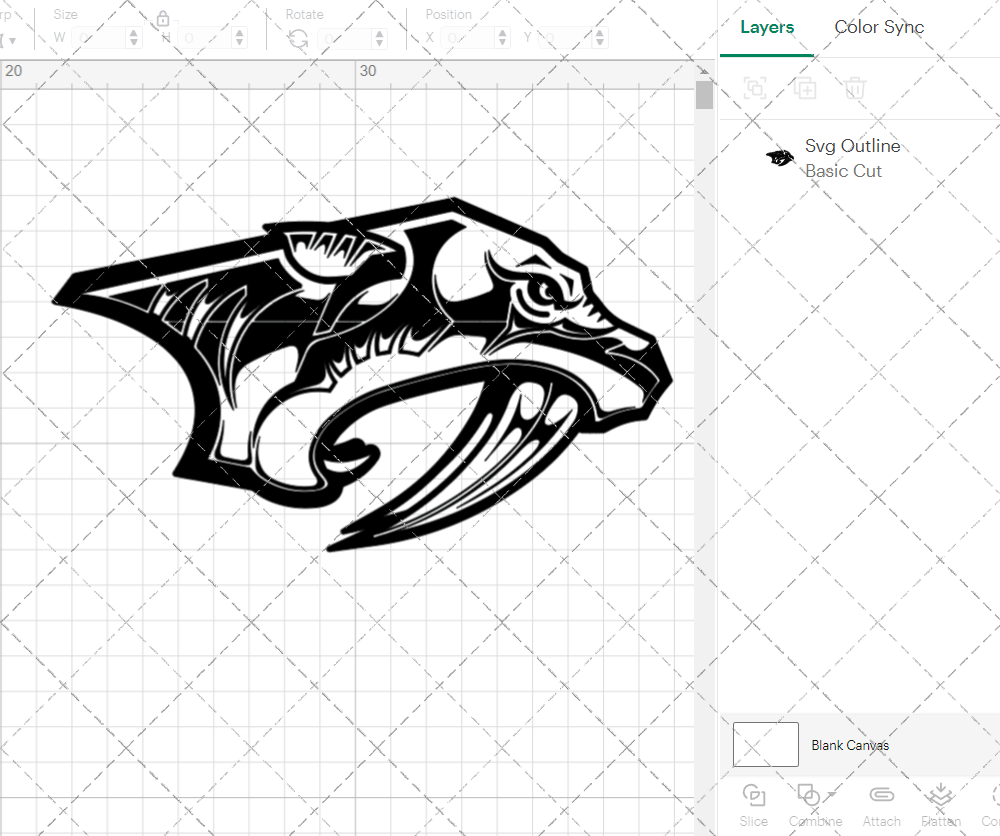 Nashville Predators Alternate 1998 003, Svg, Dxf, Eps, Png - SvgShopArt