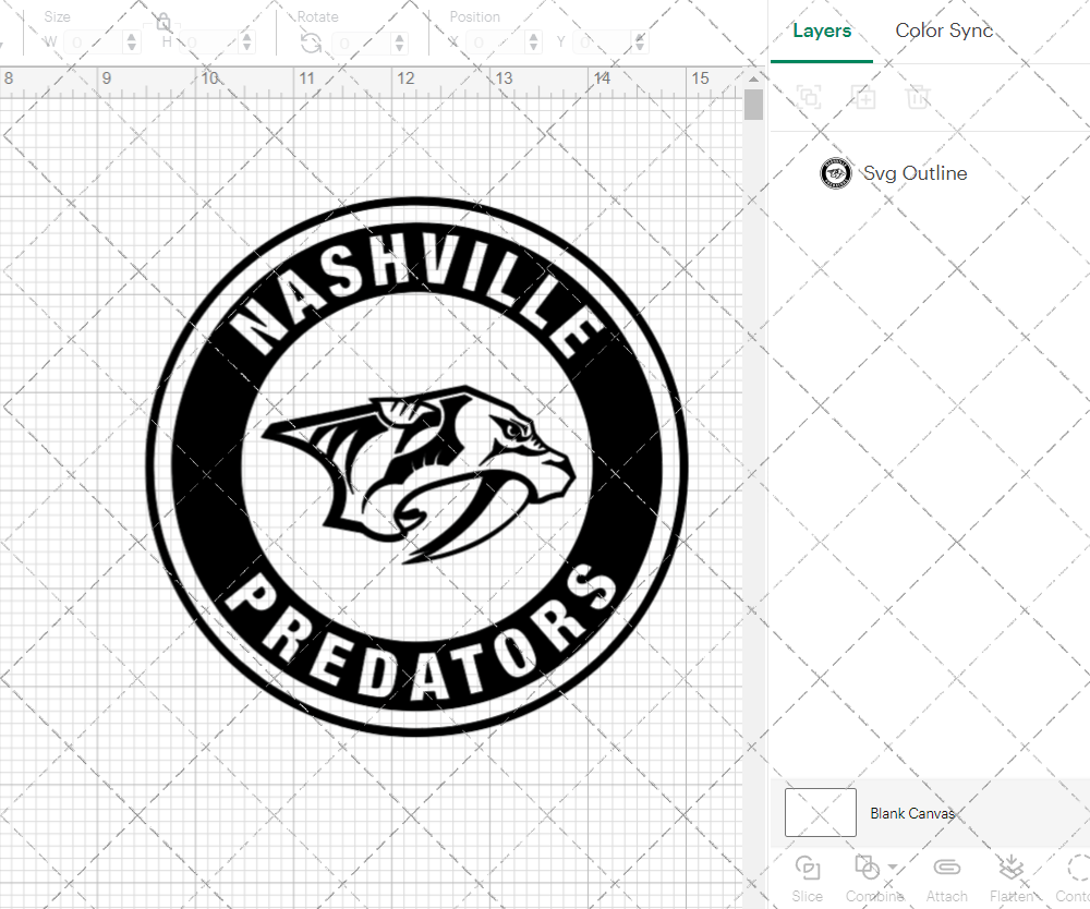 Nashville Predators Circle 2011, Svg, Dxf, Eps, Png - SvgShopArt